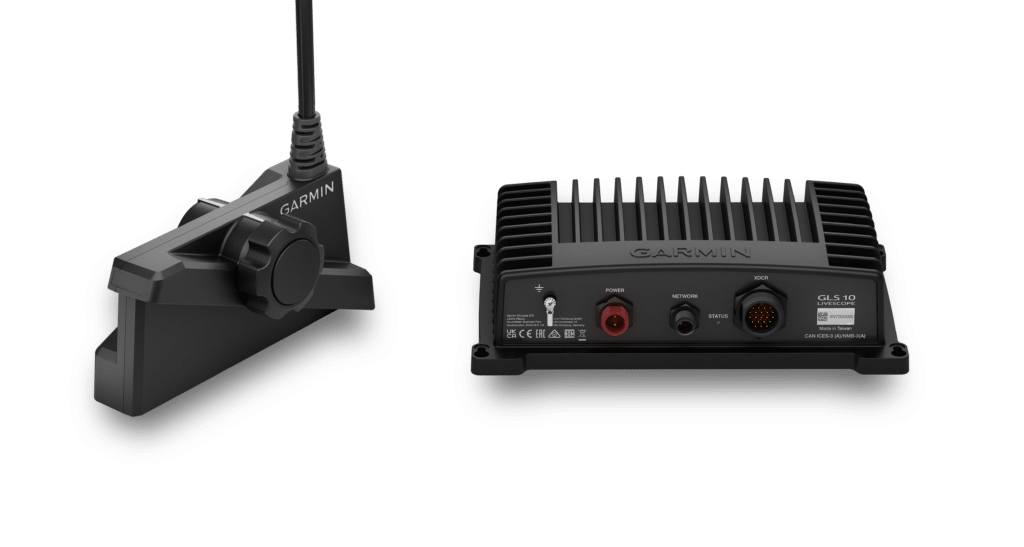 LiveScope Plus System mit GLS 10 Echolot Black Box und LVS34 Geber