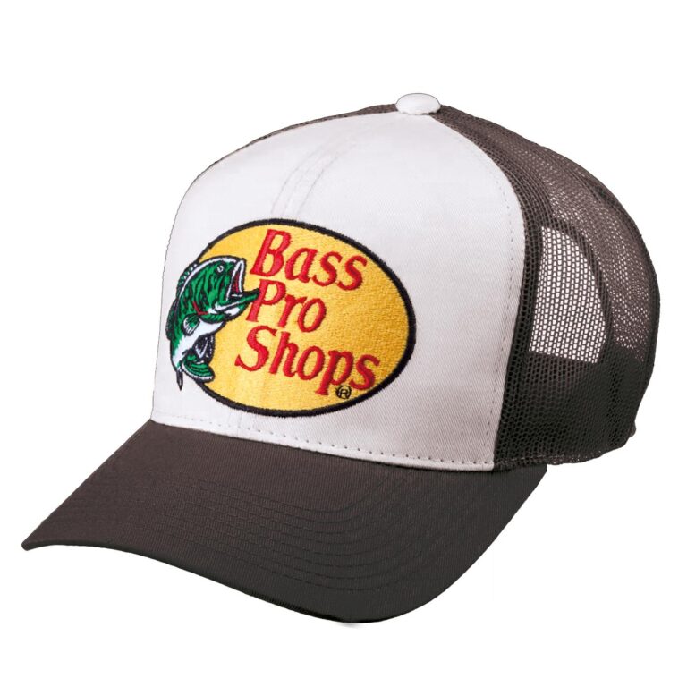 Bass Pro Shops Mesh Cap mit Logo-Stick – Schwarz