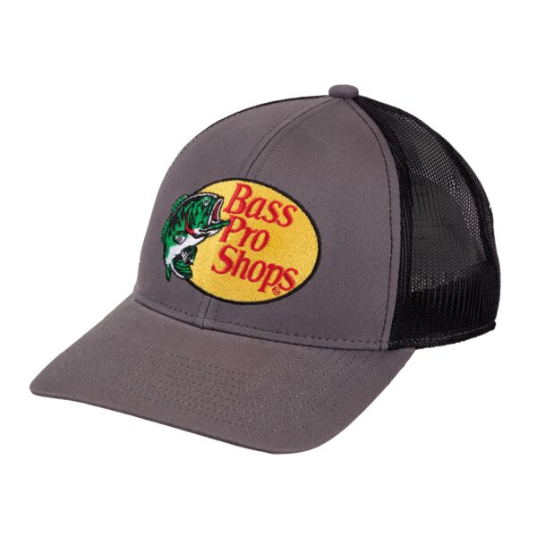 Bass Pro Shops 2-Tone Cap mit Logo-Stick, schwarz/charcoal