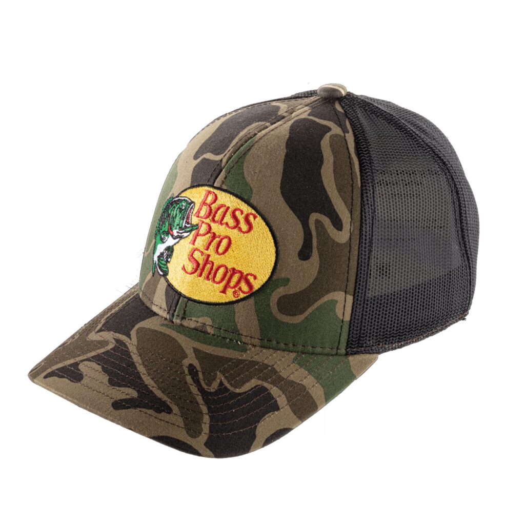 Bass Pro Shops 2-Tone Cap mit Logo-Stick - CAMO Woodland