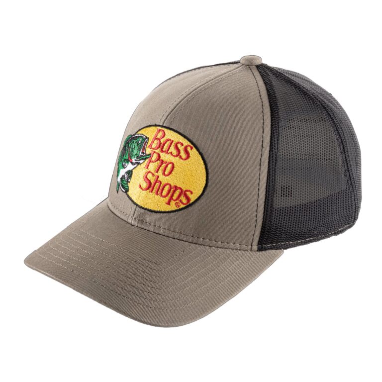 Bass Pro Shops 2-Tone Cap mit Logo-Stick – OLIVE/BLACK