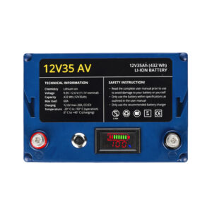 Rebelcell 12V35 AV Lithium-Ionen-Akku für alle Echolote und kleine Elektro-Außenborder