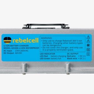Rebelcell Ladegerät wasserdicht 42V 20A Li-Ion (36V70 Akku)