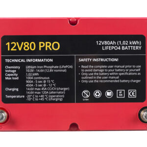Rebelcell 12V80 Pro LifePo4