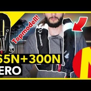 Auto.Rettungsweste 300N AERO grau/schwarz