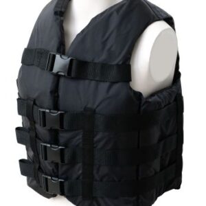Wasserskiweste 70-90kg schwarz