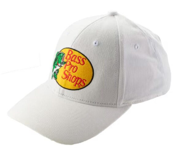 Bass Pro Shops Twill Cap mit Logo-Stick - WEISS