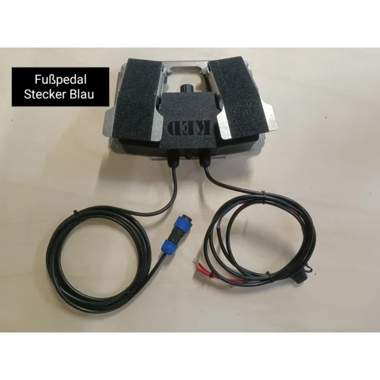 Fuรpedal – blauer stecker