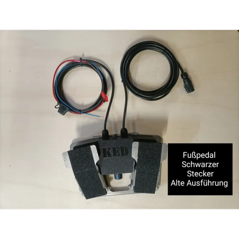 Fußpedal – schwarzer stecker