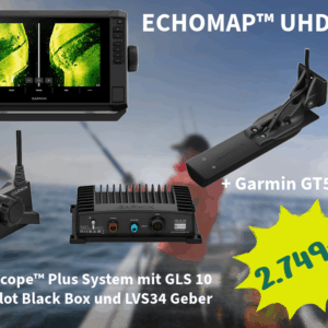 livescope plus system mit GLS10 Echolot Black Box und LVS34 Geber
