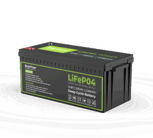 RoyPow IP65 S-Serie Batterie 12V 200Ah, LiFePO4