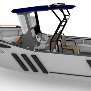 SaltPatrol 720 Deck mit Center-Konsole