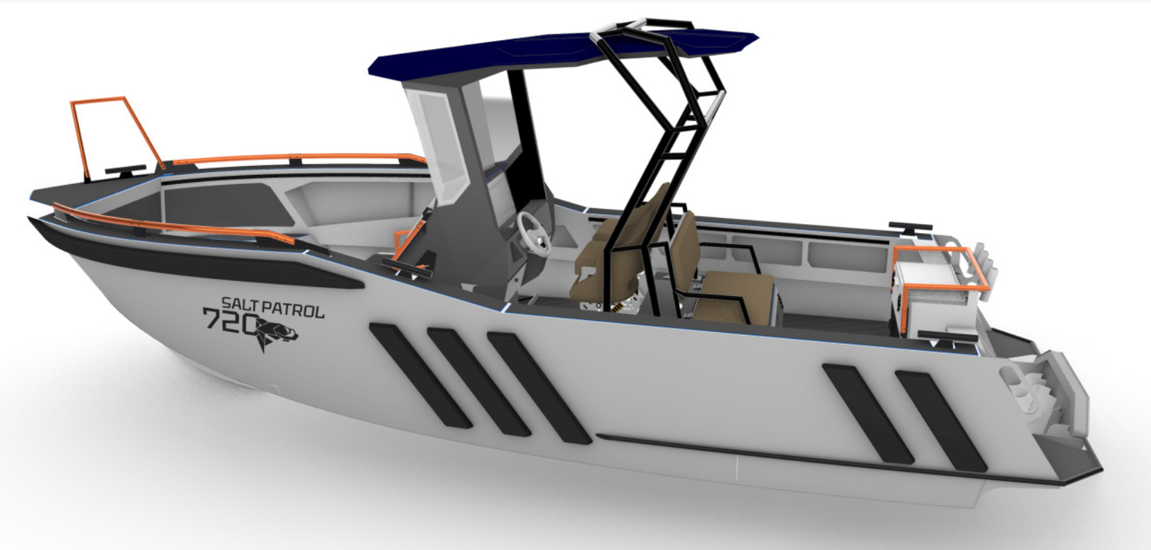 SaltPatrol 720 Deck und Konsole