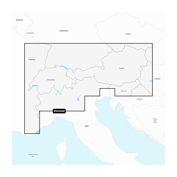 Garmin Navionics+ Seekarte Alpenregion, Seen und Flüsse (NSEU066R)