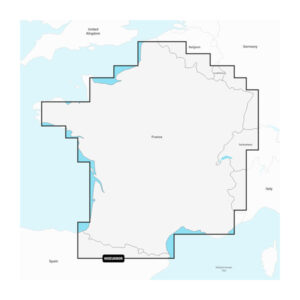 Garmin Navionics+ Seekarte Frankreich, Seen und Flüsse (NSEU080R) — Seekarte für Garmin Kartenplotter