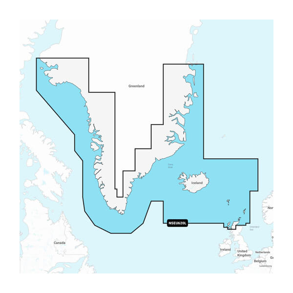 Garmin Navionics+ Seekarte Grönland und Island (NSEU620L)