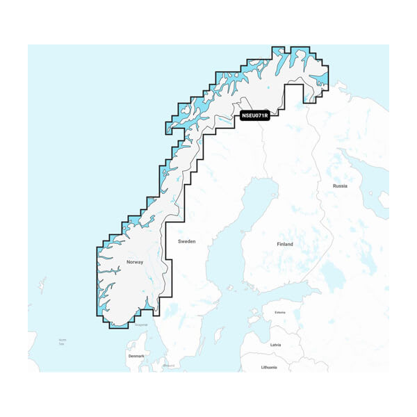 Garmin Navionics+ Seekarte Norwegen, Seen und Flüsse (NSEU071R)