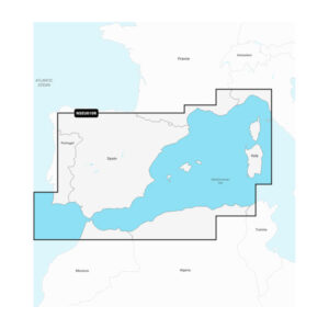 Garmin Navionics+ Seekarte Spanien, Mittelmeerküste (NSEU010R) — Seekarte für Garmin Kartenplotter