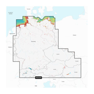Garmin Navionics Vision+ Seekarte Deutschland, Seen und Flüsse (NVEU060R) — Seekarte für Garmin Kartenplotter