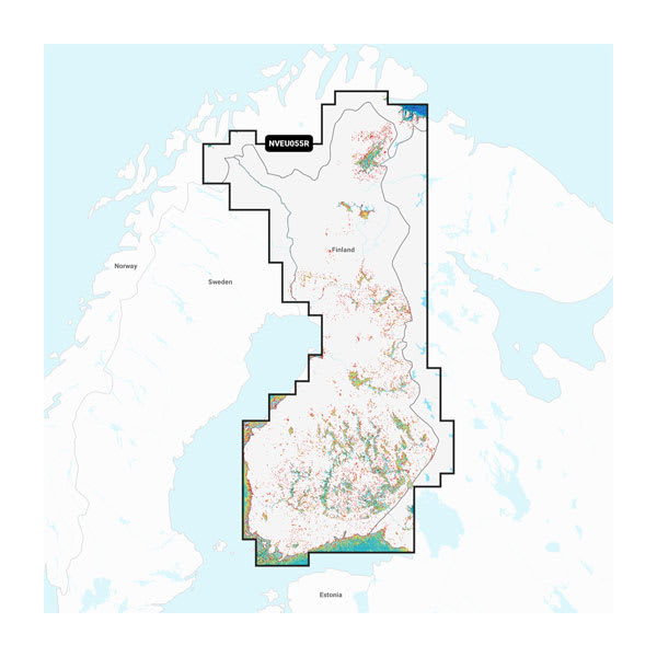 Garmin Navionics Vision+ Seekarte Finnland, Seen und Flüsse (NVEU055R)