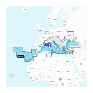 Garmin Navionics Vision+ Seekarte Mittelmeer und Schwarzes Meer (NVEU643L) — Seekarte für Garmin Kartenplotter
