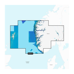 Garmin Navionics Vision+ Seekarte Norwegen, Lista bis Sognefjord (NVEU051R) — Seekarte für Garmin Kartenplotter