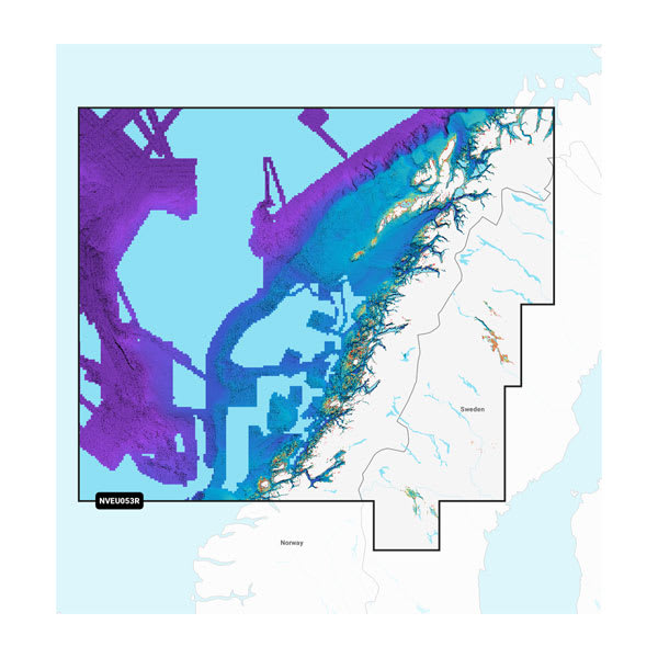 Garmin Navionics Vision+ Seekarte Norwegen, Trondheim bis Tromsø (NVEU053R)