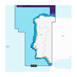 Garmin Navionics Vision+ Seekarte Portugal und Spanien, Nordwest (NVEU009R) — Seekarte für Garmin Kartenplotter
