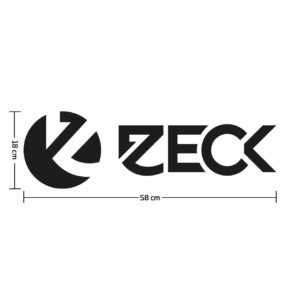 Zeck Boat & Car Sticker ZECK Black