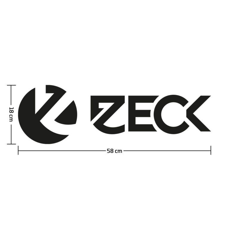 Zeck Boat & Car Sticker ZECK Black