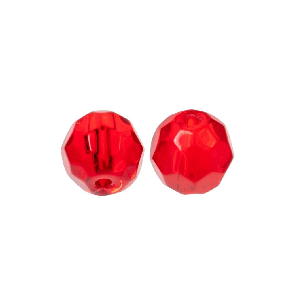 Zeck Faceted Glass Bead