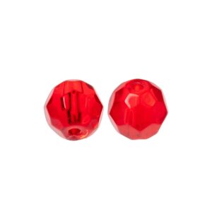 Zeck Faceted Glass Bead