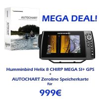 Humminbird Helix 8 CHIRP MEGA SI+ GPS Autochart Zeroline SD