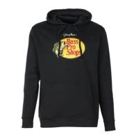 Bass Pro Shops Logo Langärmliger Hoodie Schwarz